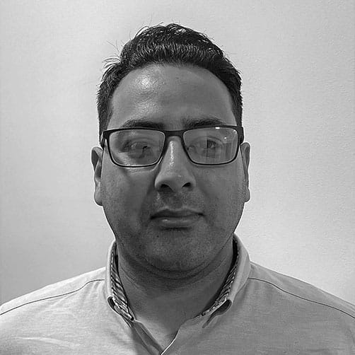 Muneeb in Black and White