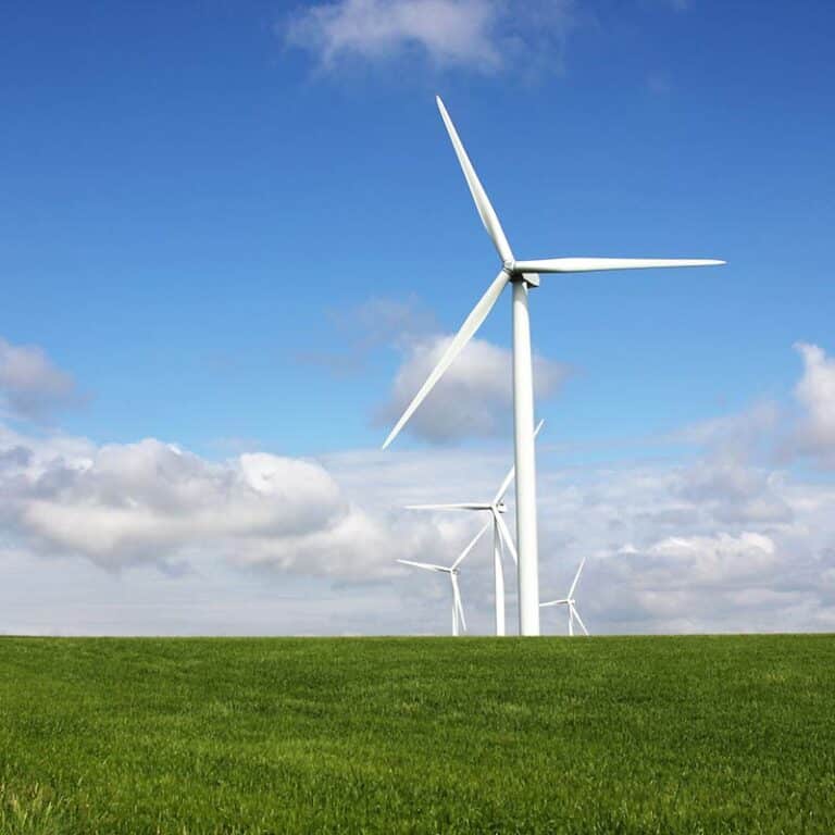 Wind turbine farm
