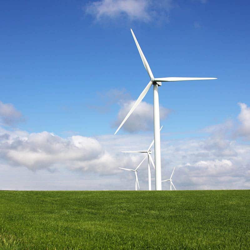 Wind turbine farm